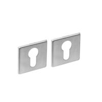 Intersteel Set van 2 cilinderrozettenTira vierkant RVS - 0035.343287 Intersteel Set van 2 cilinderrozettenTira vierkant RVS - 0035.343287