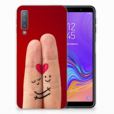 Samsung Galaxy A7 (2018) | Sillicone Back Cover | Liefde - Origineel Romantisch Cadeau Samsung Galaxy A7 (2018) | Sillicone Back Cover | Liefde - Origineel Romantisch Cadeau