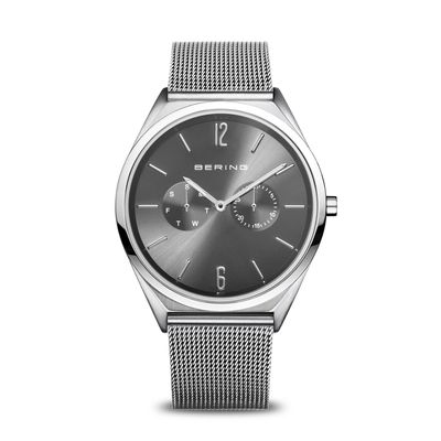 Bering 17140-009 Ultra Slim 40mm Silver Grey Horloge