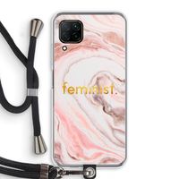 Feminist: Huawei P40 Lite Transparant Hoesje met koord