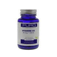 Puro Vitamine D3 25mcg 100Capsules
