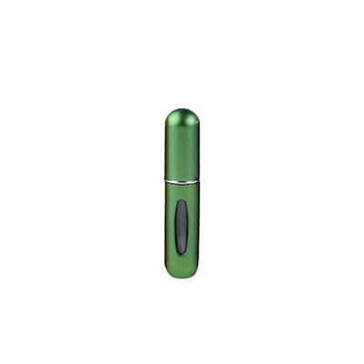 Portable mini aluminium hervulbare parfum fles spray lege cosmetische containers verstuiver capaciteit: 5ml (groen)