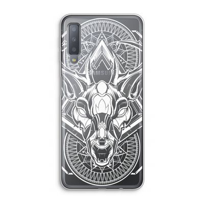 Oh Deer: Samsung Galaxy A7 (2018) Transparant Hoesje