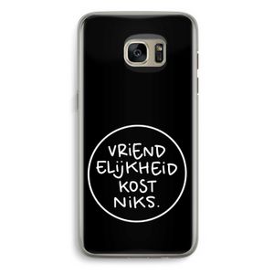 Vriendelijkheid: Samsung Galaxy S7 Edge Transparant Hoesje
