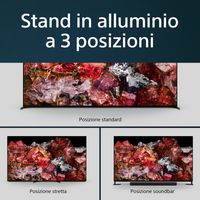 Sony XR-85X95L 2,16 m (85") 4K Ultra HD Smart TV Wifi Zwart, Zilver - thumbnail