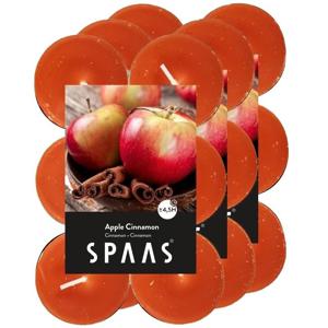 Geurtheelichtjes/waxinelichtjes - 36x - Apple Cinnamon - 4,5 branduren