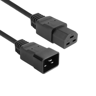 ACT AK5358 Netsnoer C20 - C21 IEC60320 | Zwart | 1,5 meter