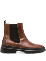 Tommy Hilfiger bottines chelsea Comfort en cuir - Marron - thumbnail