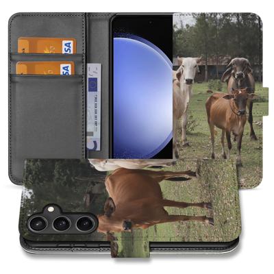 Book Case Hoesje Maken voor de Samsung Galaxy S23 FE | Eigen telefoonhoesje ontwerpen | Op maat gemaakt