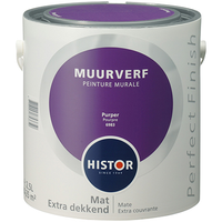 Histor Perfect Finish Muurverf Mat - Purper - 2,5 liter