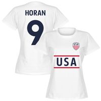 Verenigde Staten Horan 9 Team Dames T-Shirt - thumbnail