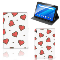 Lenovo Tab E10 Tablet Hoes Hearts
