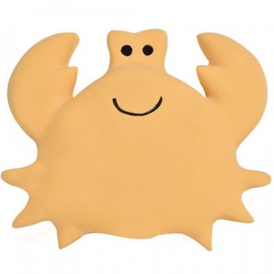 Tikiri bijt- en badspeeltje met rammelaar krab 10 cm
