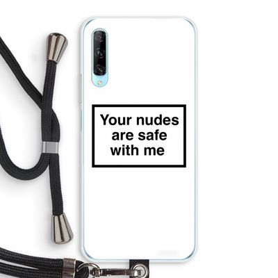 Safe with me: Huawei P Smart Pro Transparant Hoesje met koord