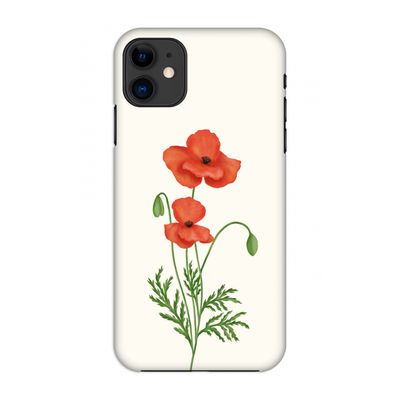 Red poppy: Volledig geprint iPhone 11 Hoesje
