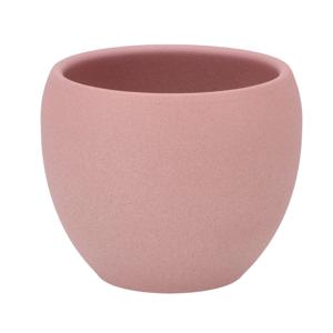 DK Design Bloempot/plantenpot - Vinci - lichtroze mat - voor kamerplant - D11 x H14 cm