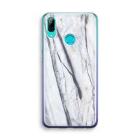 Gestreepte marmer: Huawei P Smart (2019) Transparant Hoesje