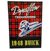 Buick 1948 Dynaflow Stalen Bord Met Relief - 50 x 35cm