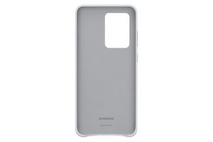 Samsung Leather Cover Cover Samsung Galaxy S20 Ultra 5G Grijs Stootbestendig