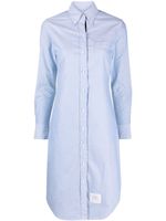 Thom Browne robe-chemise en coton - Bleu