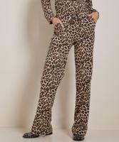 wide fit broek met print