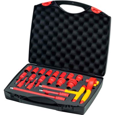 Ratelsleutelset geïsoleerd 1/2" Dopsleutel