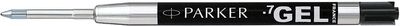 Parker Quink vulling voor balpen medium, zwart, op blister