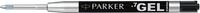 Parker Quink vulling voor balpen medium, zwart, op blister