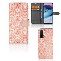 OnePlus Nord CE 5G Telefoon Hoesje Pattern Orange - thumbnail