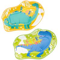 Feestbordjes/kinderbordjes - 8x - dinosaurus - kinderfeestje - verjaardag - rond - karton - 26x19 cm - thumbnail