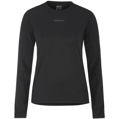 Craft ADV Essence 2 hardloopshirt lange mouw zwart dames S
