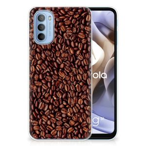 Motorola Moto G31 | G41 Siliconen Case Koffiebonen