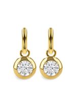 Pragnell boucles d'oreilles pendantes en or 18ct pavées de diamants