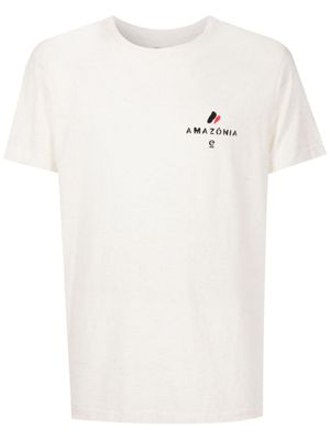 Osklen t-shirt en coton à logo imprimé - Tons neutres
