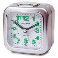 Analoge alarmklok Timemark Zilverkleurig