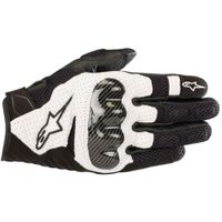 ALPINESTARS SMX-1 Air V2 Gloves, Motorhandschoenen Zomer, Zwart-Wit