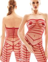 * ANAIS APPAREL Rode strapless bodystocking Orica ( L/XL)