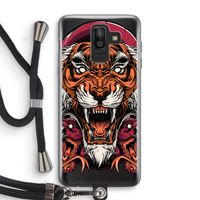 Tiger and Rattlesnakes: Samsung Galaxy J8 (2018) Transparant Hoesje met koord