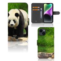 iPhone 15 | Telefoonhoesje | Met pasjeshouder | Panda