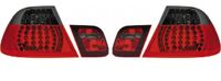 Set LED Achterlichten passend voor BMW 3-Serie E46 Sedan 1998-2001 - Rood/Smoke DLBMR26S