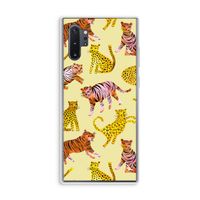 Cute Tigers and Leopards: Samsung Galaxy Note 10 Plus Transparant Hoesje