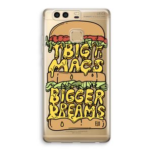 Big Macs Bigger Dreams: Huawei P9 Transparant Hoesje