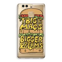Big Macs Bigger Dreams: Huawei P9 Transparant Hoesje