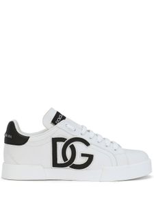 Dolce & Gabbana baskets Portofino en cuir - Blanc