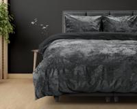 Dreamhouse Crushed Velvet katoen Vulcanic Antraciet Dreamhouse Crushed Velvet katoen Vulcanic Antraciet