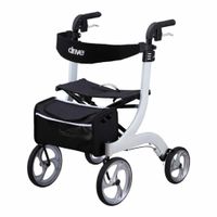 Lichtgewicht Rollator Nitro Wit (7 kg) | Lengte persoon : Large 180 - 190 cm | Drive