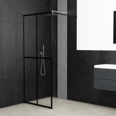Inloopdouchewand 80x195 cm transparant gehard glas