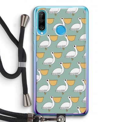 Pelican: Huawei P30 Lite Transparant Hoesje met koord