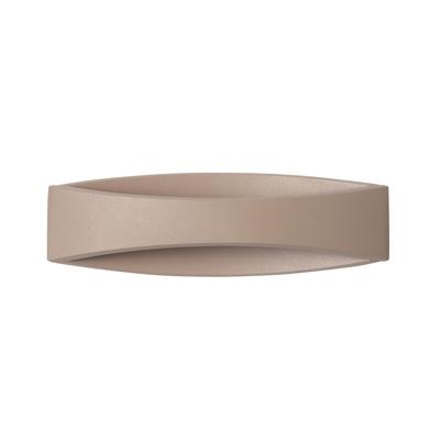Highlight Strakke wandlampMedusa 25cm zand bruin - W3650.03