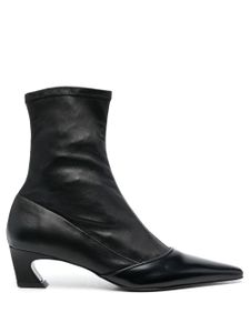 Acne Studios bottines en cuir - Noir